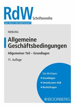 Allgemeine Geschäftsbedingungen (eBook, PDF) - Niebling, Jürgen