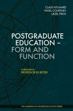 Cover Postgraduate Education - Form and Function (eBook, PDF)