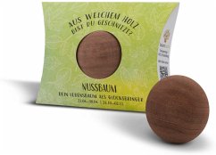 Handschmeichler Nussbaum 45mm mit Baumhoroskop