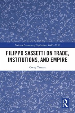 Cover Filippo Sassetti on Trade, Institutions and Empire (eBook, ePUB)