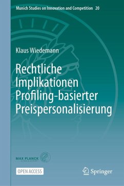 Cover Rechtliche Implikationen Profiling-basierter Preispersonalisierung