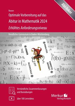 Optimale Vorbereitung auf das Abitur in Mathematik 2024 - Erhöhtes Anforderungsniveau - Rosner, Stefan
