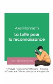 Réussir son Bac de philosophie 2023: Analyse de La Lutte pour la reconnaissance de Axel Honneth