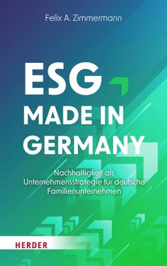ESG - Made in Germany (eBook, ePUB) - Zimmermann, Felix A.
