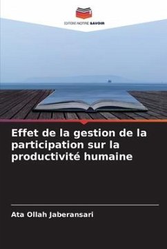 Effet de la gestion de la participation sur la productivité humaine - Jaberansari, Ata Ollah