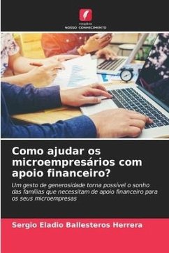 Como ajudar os microempresários com apoio financeiro? - Ballesteros Herrera, Sergio Eladio