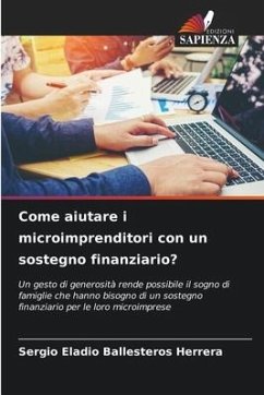 Come aiutare i microimprenditori con un sostegno finanziario? - Ballesteros Herrera, Sergio Eladio