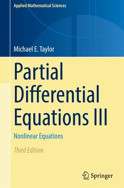 Partial Differential Equations III - Taylor, Michael E.