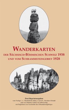 Wanderkarten der Sächsisch-Böhmischen Schweiz 1938 und vom Schrammsteingebiet 1928 - Schmidt, Michael