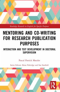 Mentoring and Co-Writing for Research Publication Purposes - Matzler, Pascal Patrick