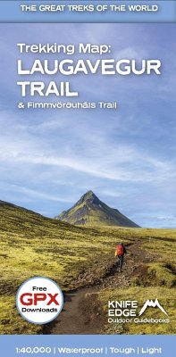 Trekking Map: Iceland's Laugavegur Trail (& Fimmvorduhals Trail) - Mccluggage, Andrew