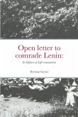 Open letter to comrade Lenin