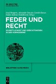 Feder und Recht (eBook, ePUB)