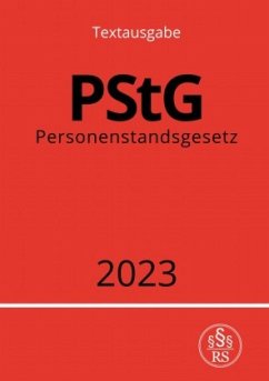 Personenstandsgesetz - PStG 2023 - Studier, Ronny