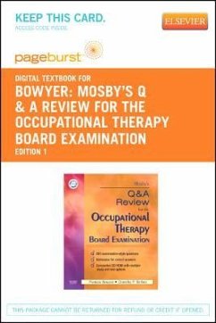 Mosby's Q & A Review for the Occupational Therapy Board Examination - Elsevier eBook on Vitalsource (Retail Access Card) - Bowyer, Patricia; Bethea, Dorothy P.
