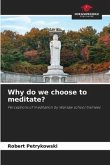Why do we choose to meditate?