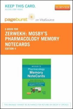 Mosby's Pharmacology Memory Notecards - Elsevier eBook on Vitalsource (Retail Access Card): Visual, Mnemonic, and Memory AIDS for Nurses - Zerwekh, Joann; Claborn, Jo Carol