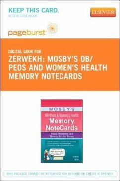Mosby's Ob/Peds & Women's Health Memory Notecards - Elsevier eBook on Vitalsource (Retail Access Card): Visual, Mnemonic, and Memory AIDS for Nurses - Zerwekh, Joann; Miller, Cathy