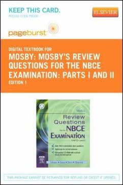 Mosby's Review Questions for the Nbce Examination: Parts I and II - Elsevier eBook on Vitalsource (Retail Access Card) - Mosby