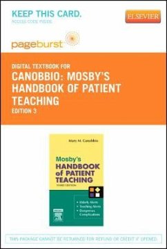 Mosby's Handbook of Patient Teaching - Elsevier eBook on Vitalsource (Retail Access Card) - Canobbio, Mary M.
