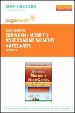 Mosby's Assessment Memory Notecards - Elsevier eBook on Vitalsource (Retail Access Card): Visual, Mnemonic, and Memory AIDS for Nurses