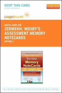 Mosby's Assessment Memory Notecards - Elsevier eBook on Vitalsource (Retail Access Card): Visual, Mnemonic, and Memory AIDS for Nurses - Zerwekh, Joann; Gaglione, Tom