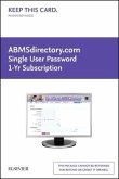 Abmsdirectory.com Single User - Password 1-Yr Sub