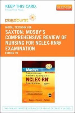 Mosby's Comprehensive Review of Nursing for Nclex-Rn(r) Examination - Elsevier eBook on Vitalsource (Retail Access Card) - Nugent, Patricia M.; Saxton, Dolores F.; Green, Judith S.