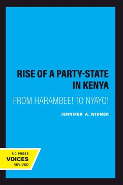 Cover The Rise of a Party-State in Kenya (eBook, ePUB)