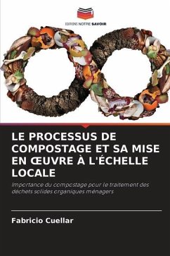 LE PROCESSUS DE COMPOSTAGE ET SA MISE EN ¿UVRE À L'ÉCHELLE LOCALE - Cuellar, Fabricio