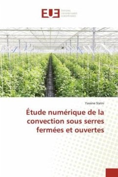 Étude numérique de la convection sous serres fermées et ouvertes - Slatni, Yassine