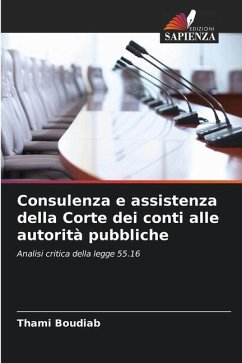 Consulenza e assistenza della Corte dei conti alle autorità pubbliche - Boudiab, Thami