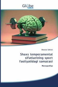 Cover Shaxs temperamental sifatlarining sport faoliyatidagi samarasi