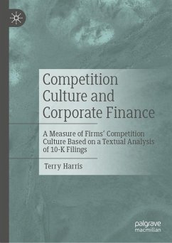 Cover Competition Culture and Corporate Finance (eBook, PDF)