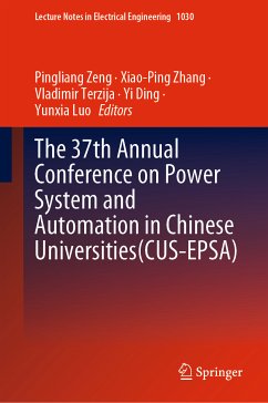 The 37th Annual Conference on Power System and Automation in Chinese Universities (CUS-EPSA) (eBook, PDF)