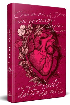 Biblia Reina Valera 1960 Letra Grande, Tapa Dura, Tamaño Manual Corazón (Rosada) / Spanish Bible Rvr 1960. Handy Size, Large Print, Hardcover, Pink - Reina Valera Revisada 1960