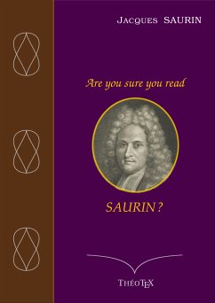 Are you sure you read Saurin ? (eBook, ePUB)