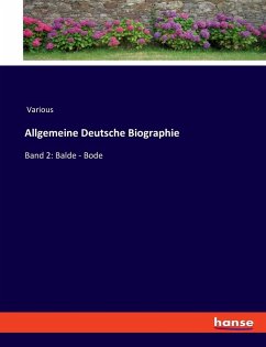 Allgemeine Deutsche Biographie Allgemeine Deutsche Biographie