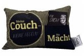 Geschenk-Kissen mit Karte, Meine Couch, meine Regeln Geschenk-Kissen mit Karte, Meine Couch, meine Regeln