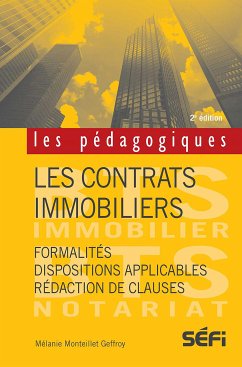 Les contrats immobiliers - 2e édition (fixed-layout eBook, ePUB) - Monteillet Geffroy, Mélanie