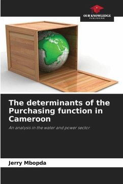 The determinants of the Purchasing function in Cameroon - Mbopda, Jerry