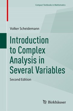 Introduction to Complex Analysis in Several Variables (eBook, PDF) - Scheidemann, Volker