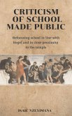 Criticism of School Made Public (eBook, ePUB)