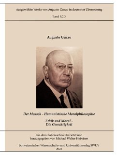 Humanistische Moralphilosophie (eBook, ePUB) - Guzzo, Augusto
