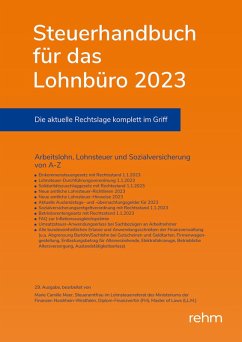 Steuerhandbuch für das Lohnbüro 2023 (E-Book PDF) (eBook, PDF) - Meer, Marie Camille