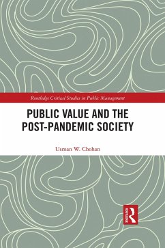 Public Value and the Post-Pandemic Society (eBook, ePUB) - Chohan, Usman W.