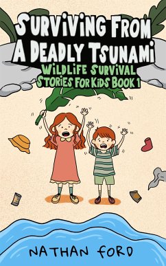 Surviving From a Deadly Tsunami (Wildlife Survival Stories for Kids Book 1)(Full Length Chapter Books for Kids Ages 6-12) (Includes Children Educational Worksheets) (fixed-layout eBook, ePUB) - Ford, Nathan