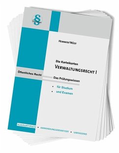 Karteikarten Verwaltungsrecht I - Hemmer, Karl-Edmund;Wüst, Achim