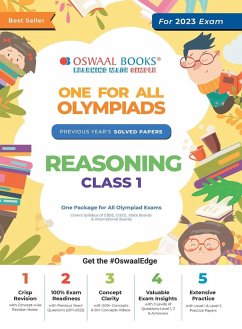 Oswaal One For All Olympiad Previous Years' Solved Papers, Class-1 Reasoning Book (For 2023 Exam) - Oswaal Editorial Board