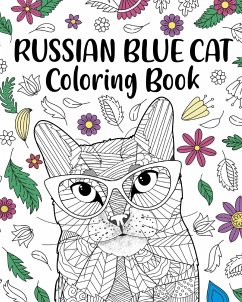 Russian Blue Cat Coloring Book - Paperland